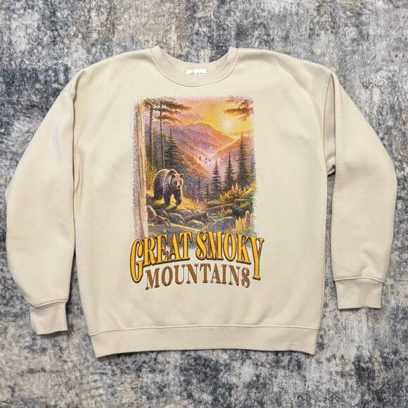 Great Smokey Mountains Crewneck Sweatshirt size S - Picture 1 of 3